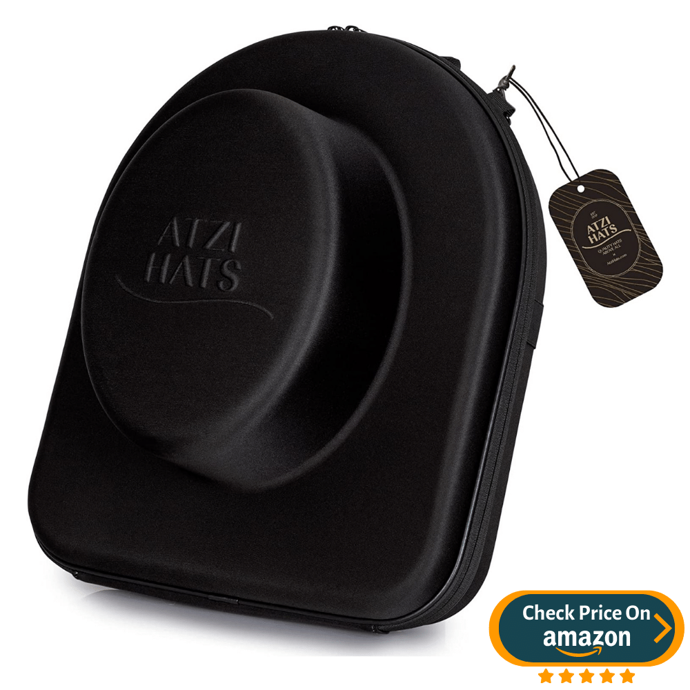Atzi Crush-Proof Hat Case for Travel