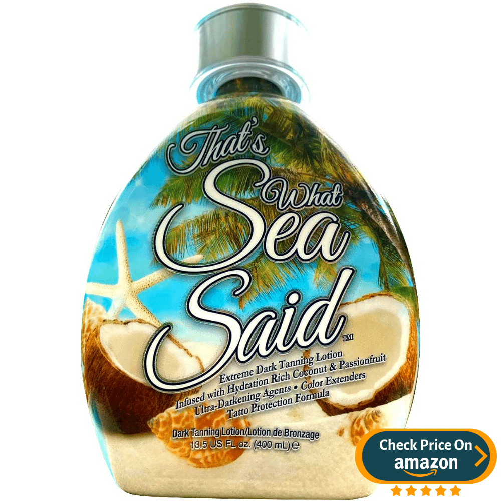 That’s What Sea Said Tanning Lotion