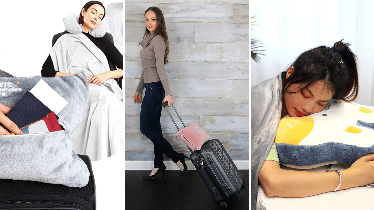 “Don’t Leave Home Without Them!” the Best Travel Blanket and Pillow Sets