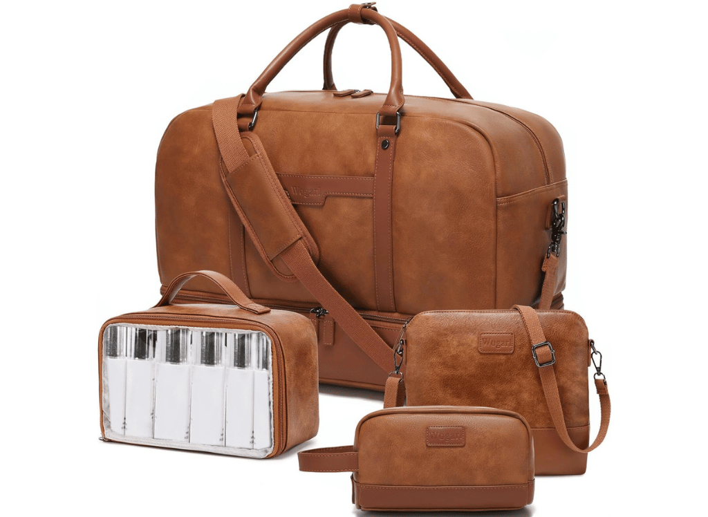 Top 4 Leather Travel Bag Finds for the Fashion-Forward Voyager