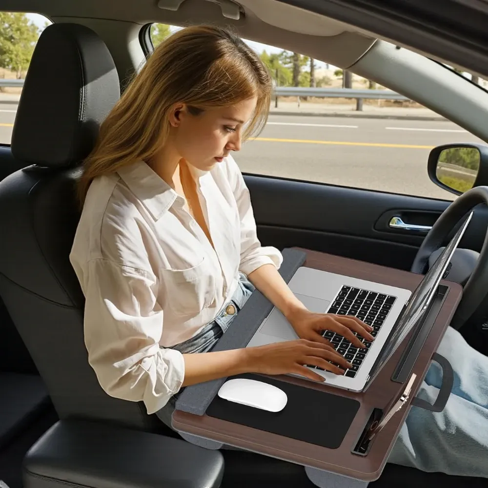 Natural Angle for Working in a Car Seat