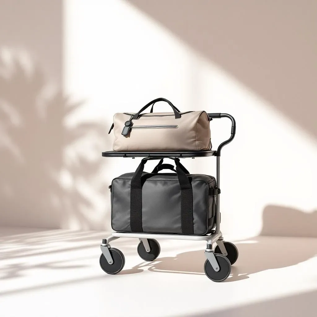 Option 4: Use a Mini Travel Cart (Ultra-Compact Option)