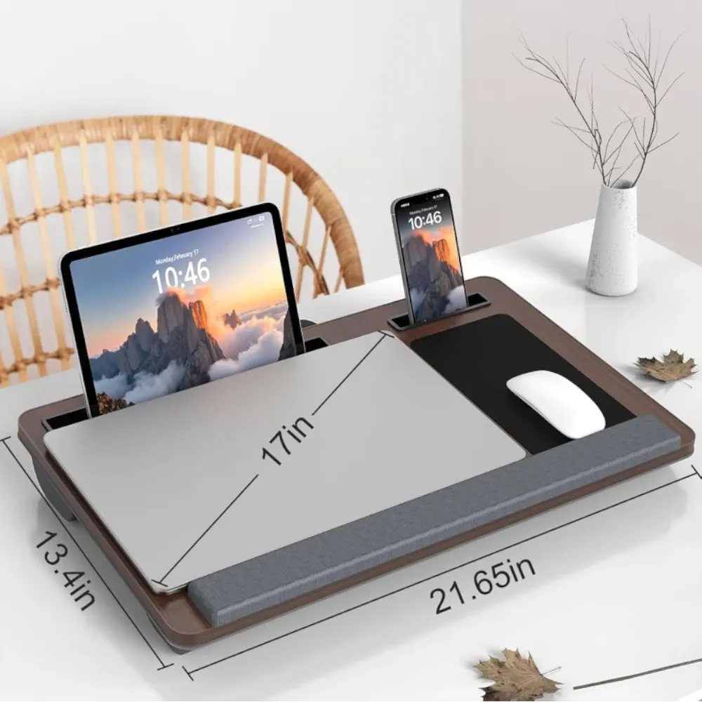 Spacious Work Surface for Larger Laptops