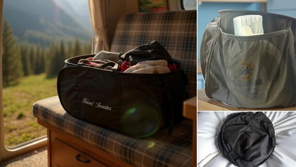 The Best Gift for RVers This Collapsible Laundry Basket Will Change Your Life